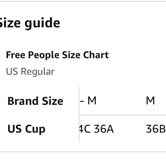 [M/36B]Free People Intimately Underline Longline Bra, Black NWOT - Picture 9 of 9